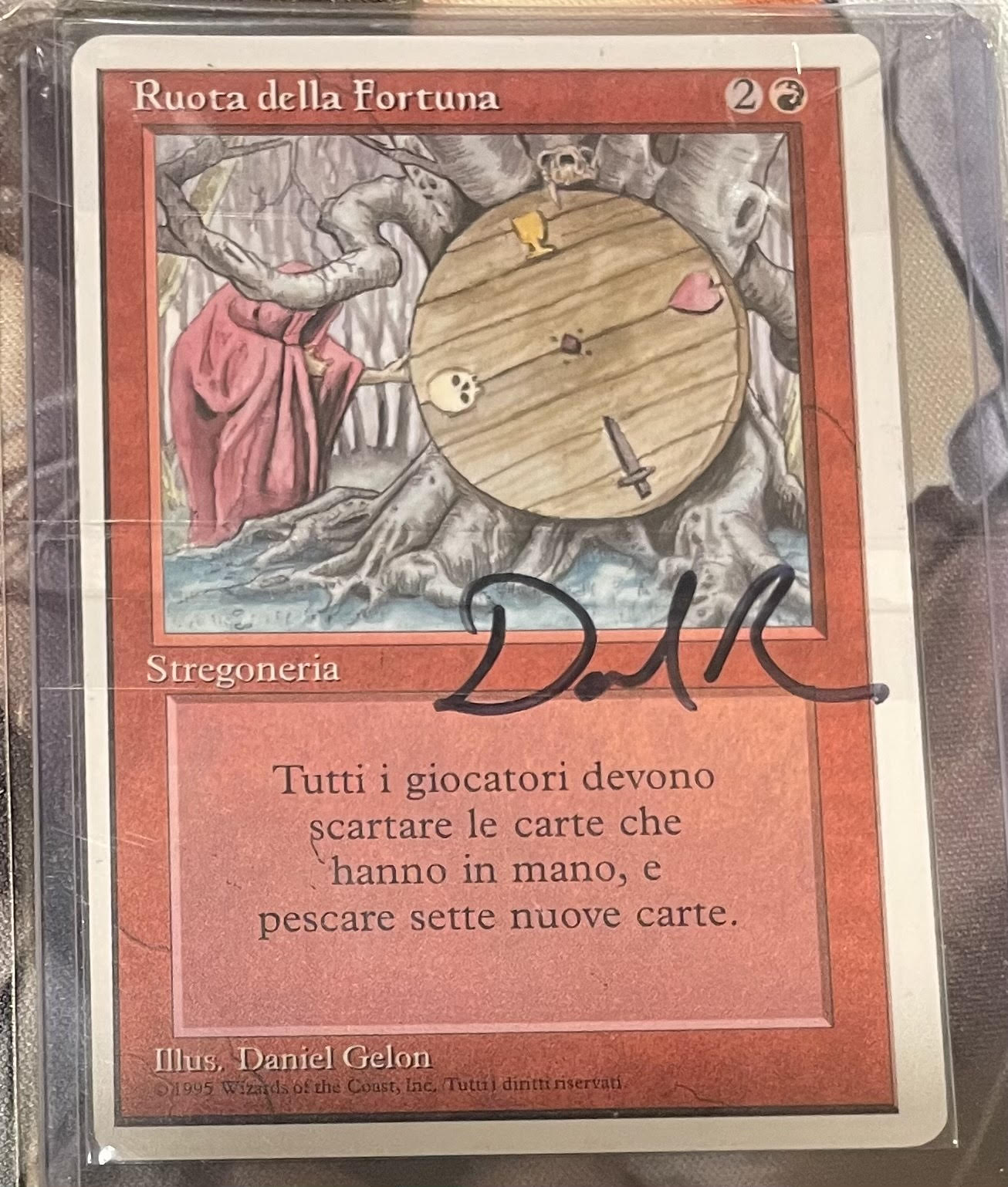 【Daniel Gelon】Wheel of Fortune AP 白黒スケッチ