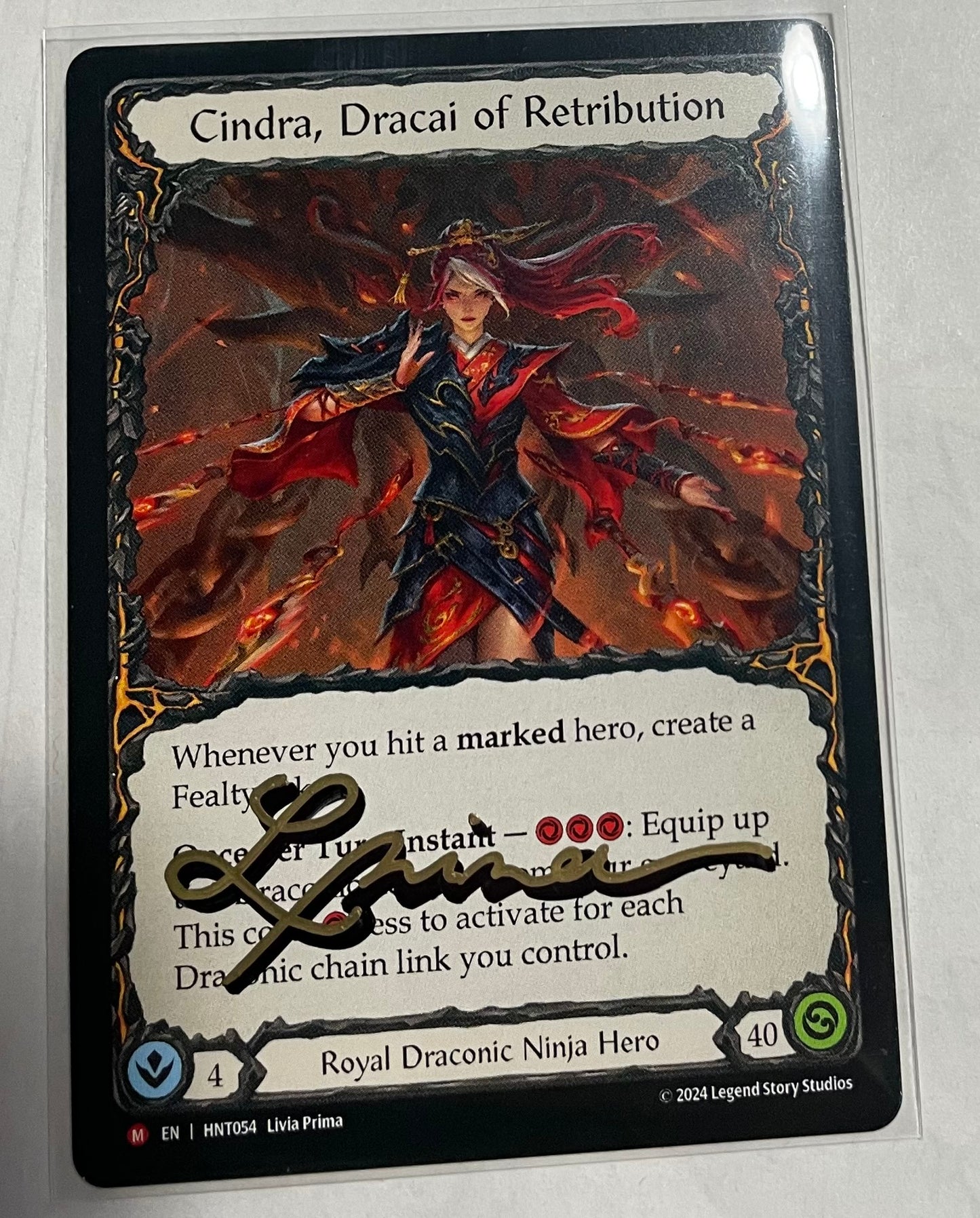 Livia Prima　報復のドラカイ、シンドラアーティストプルーフ