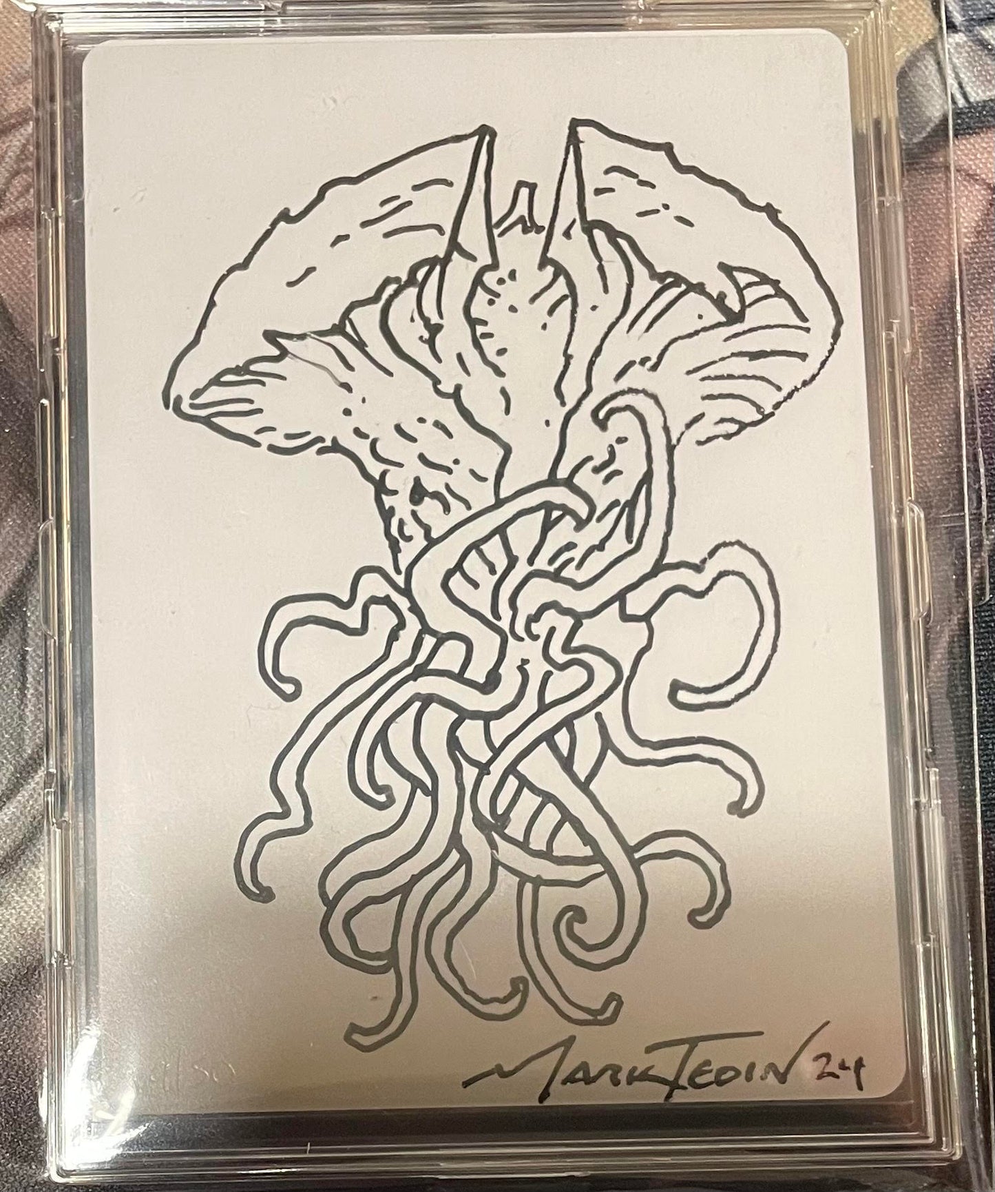 【Mark Tedin】引き裂かれし永劫、エムラクール白黒スケッチ